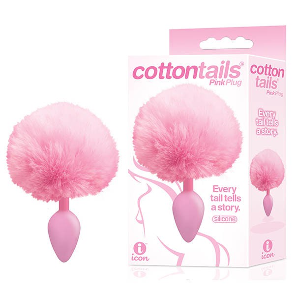 Pink Bunny Tail Plug