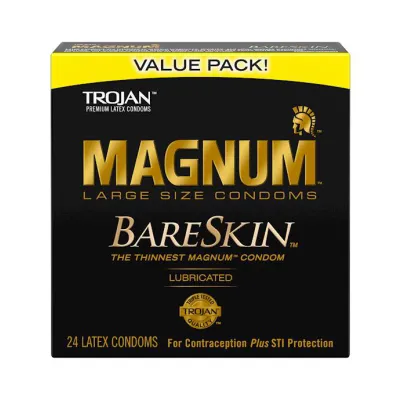 Trojan Magnum Bareskin Condoms 24 Pack 24