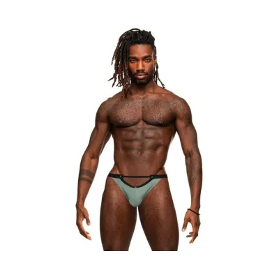 Male Power Magnificence Micro V Thong Jade L xl