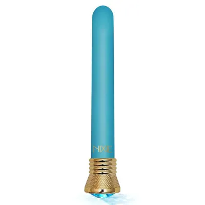 Nixie Mystic Wave Jewel Inlaid Satin Finish Classic Vibrator