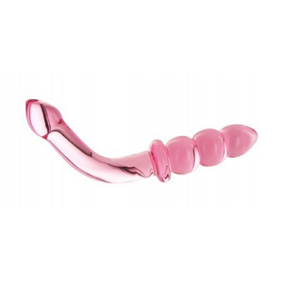 Hamsa Glass G spot P spot Dildo Pink