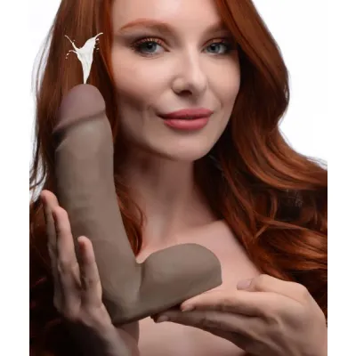 Dual Density Squirting Dildo 8 Inch