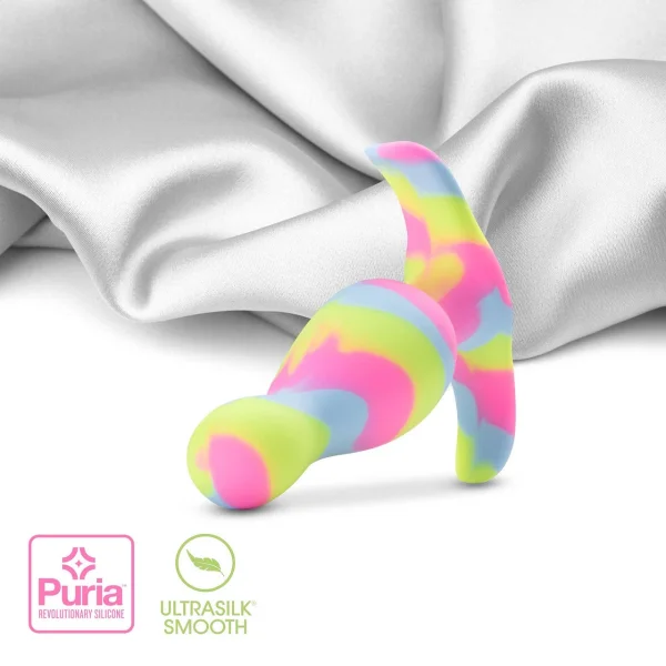 Avant Kaleido Silicone Butt Plug By Blush - Lime