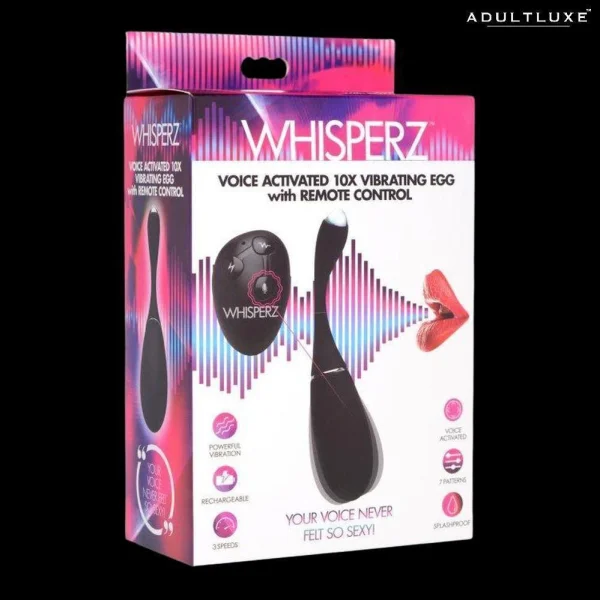 Whisperz Voice Activated Remote Control Vibrating Egg