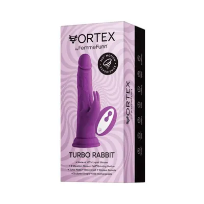 Femmefunn Vortex Turbo Rabbit 2 0 Purple
