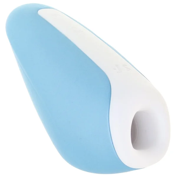 Satisfyer Love Breeze Pressure Wave Vibrating Rechargeable Waterproof Stimulator - Ice Blue
