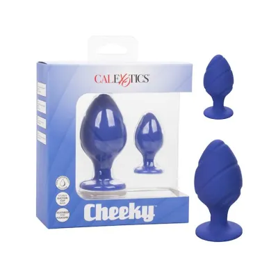 Cheeky Butt Plug Set Blue