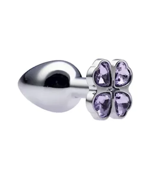 Kink Range Flower Gem Butt Plug - 2.8 Inch - Purple - Small — image 2 of 2