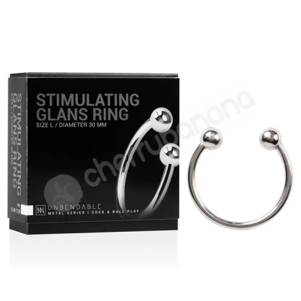 Sinner Gear Large Metal Stimulating Glans-Ring