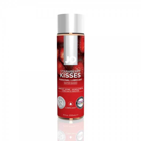 System JO Strawberry Kiss H2o Flavoured Lubricant (120ml)