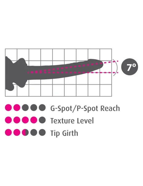 Icicles No. 86 Glass Realistic Dildo with Removable Suction Cup 6 Inch
