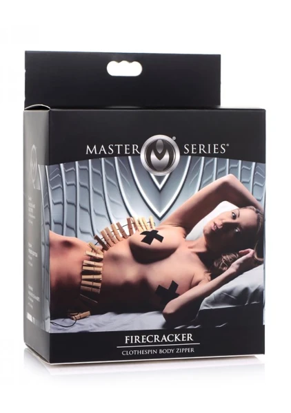Firecracker Clothespin Body Zipper