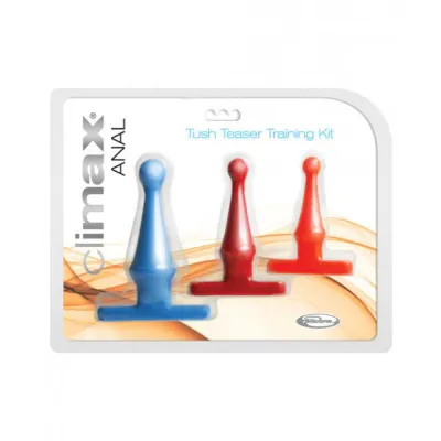 Climax Anal Tush Teaser Trainer Kit 3 Piece Set
