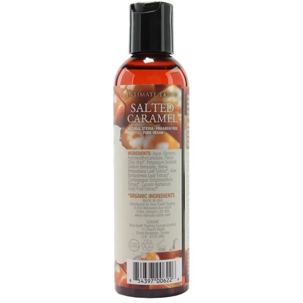 Intimate Earth Salted Caramel Flavored Water-Based Lube | 2oz