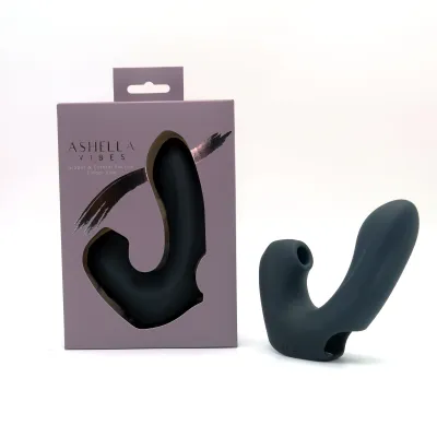 Ashella Vibes G spot Clitoral Suction Finger Vibe Stimulator Vibrator