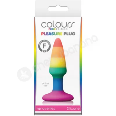 Colours Rainbow Pride Edition 2 7 Pleasure Mini Silicone Butt Plug