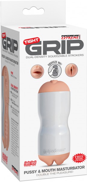 Tight Grip Pussy + Mouth Stroker