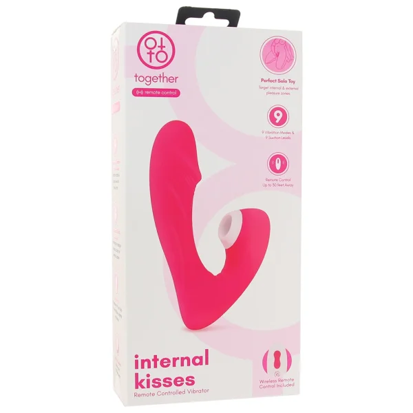 Together Internal Kisses Suction Vibe