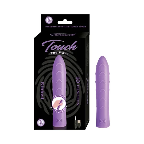 Touch The Wave  Pressure Sensitive 10 Function Rechargeable Waterproof Lavender — image 4 of 4