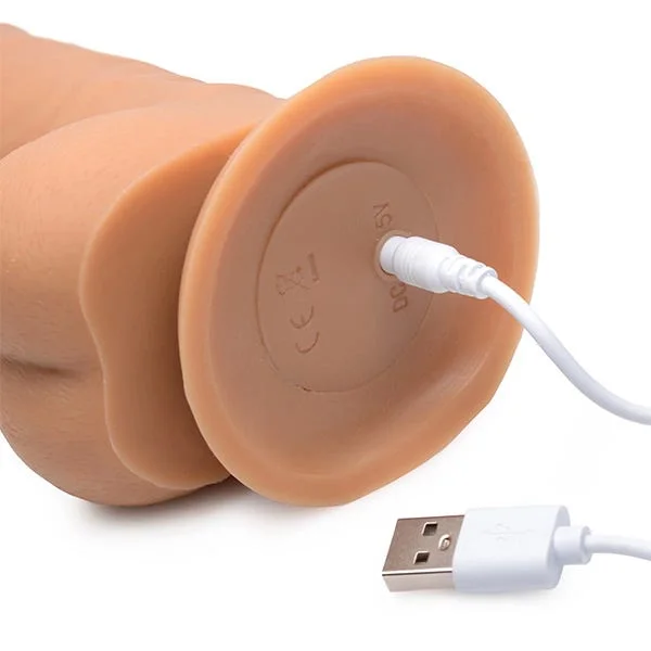 Master Series Power Pounder Realistic Thrusting Silicone Dildo