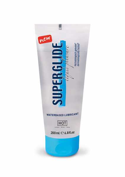 HOT Superglide Liquid Pleasure - waterbased lubricant - 200 ml - Best Lube For Sex