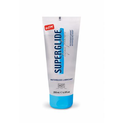 HOT Superglide Liquid Pleasure waterbased lubricant 200 ml Best Lube For Sex