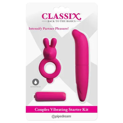 Couples Vibrating Starter Kit Pink