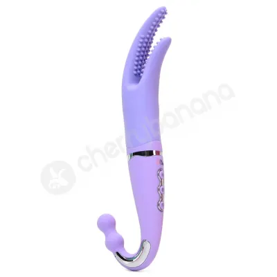 The Victoria Triple Play Purple Vibrator