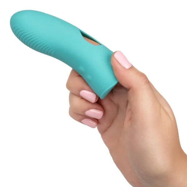 Mini Marvels Marvelous Tickler Silicone Rechargeable Finger Vibrator By CalExotics