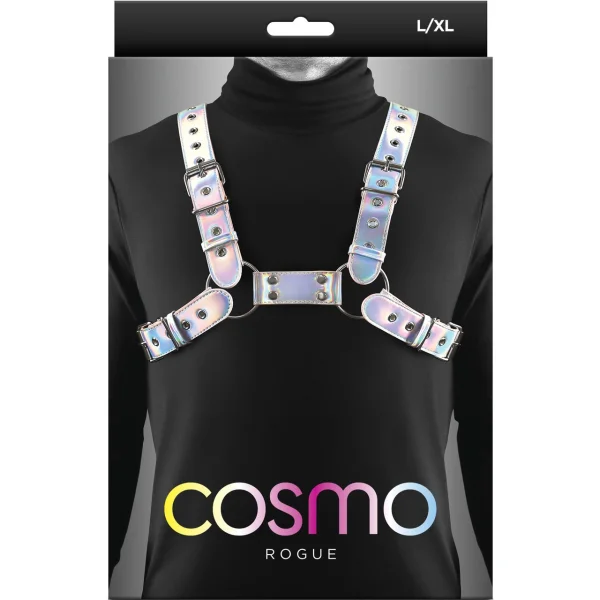 Cosmo Rogue Chest Harness Small / Medium - Rainbow
