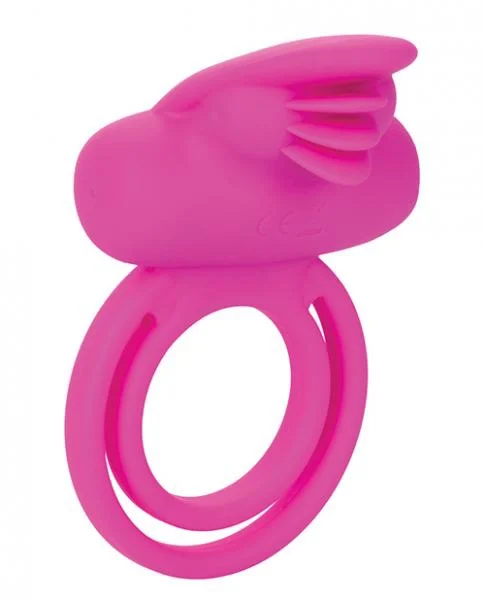 Dual Clit Flicker Enhancer Vibrating Cock Ring Pink — image 5 of 8