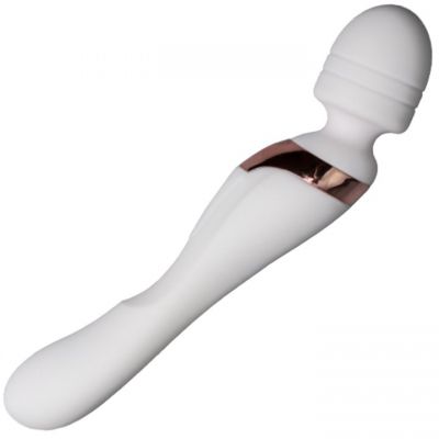 Blissful White 14 Function 2 in 1 Wand and G Spot Vibrator