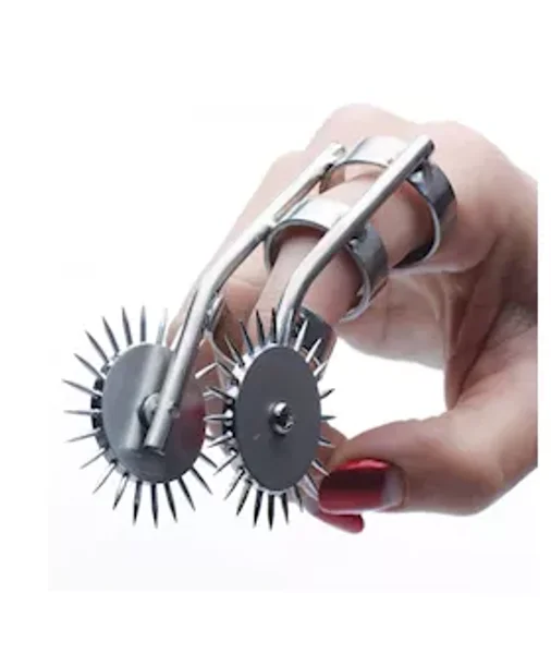 Spikes Double Finger Pinwheel - Silver — image 6 of 8