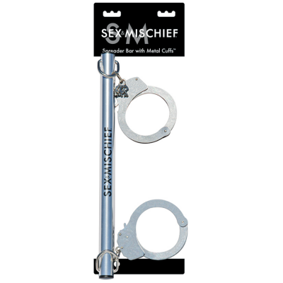 Sportsheets S M Spreader Bar With Metal Cuffs