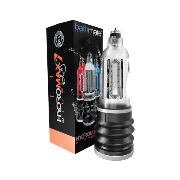 Bathmate Hydromax 7 Wide Boy Clear Penis Pump 5 inches to 7 inches