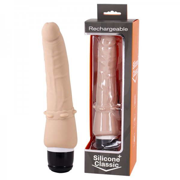 Silicone Classic Vibrating Cock