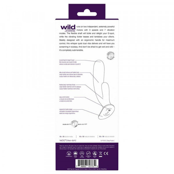 VeDO WILD Duo Rabbit Vibrator Purple