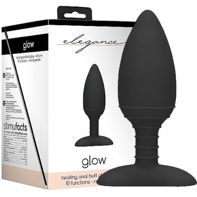 Heating Anal Butt Plug Glow