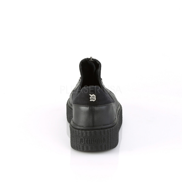 1 1/2 inches PF Round Toe Zip Front Low Top Creeper Sneaker — image 4 of 4