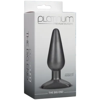 The Big End Charcoal Butt Plug