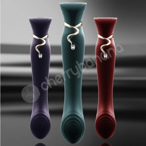 Zalo Queen Jewel Green G-spot Pulse Wave Vibrator