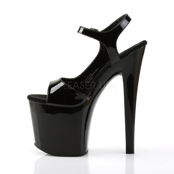TABOO-714 - 7 1/2" Stiletto Heel Ankle Strap PF Sandal — image 3 of 4
