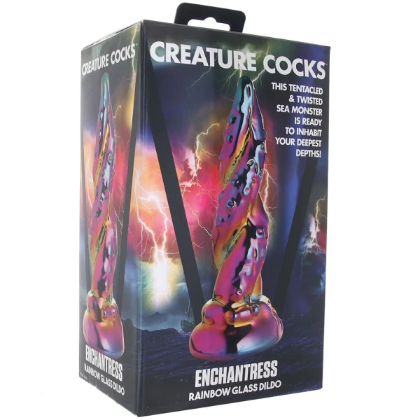 Creature Cocks - Enchantress Rainbow Glass Dildo