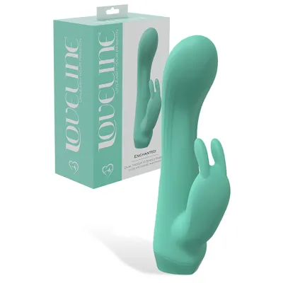 Shots Toys Enchanted 5 3 Rabbit Vibrator with Clitoral Teaser