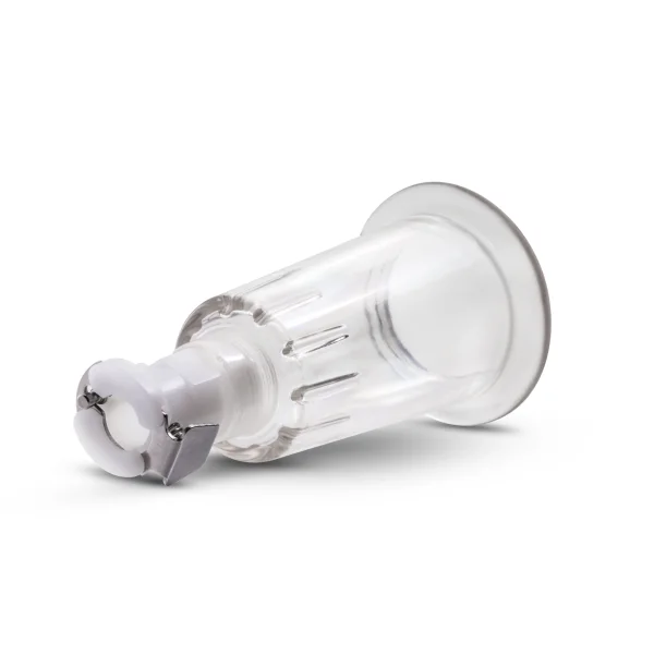 Temptasia – Nipple Pumping Cylinders – Set of 2 (1 Inch Diameter) - Clear