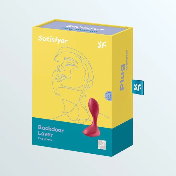 Satisfyer Backdoor Lover Anal Vibrator - Red — image 7 of 10