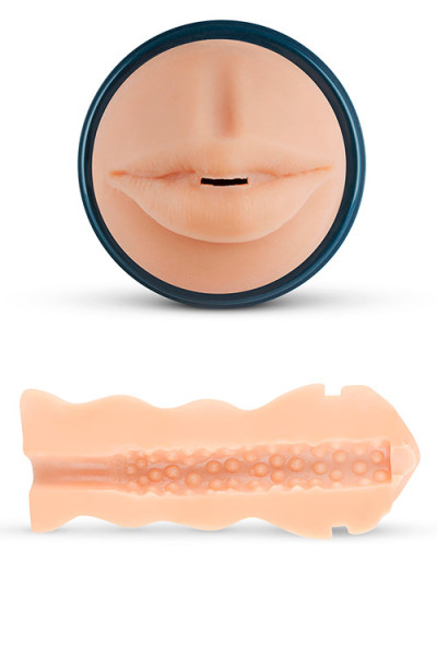 FPPR 6.7" Realistic Mouth Masturbator with Removable Sleeve