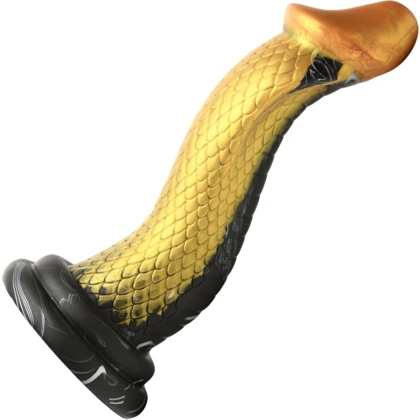 Creature Cocks - Golden Mamba Silicone Dildo