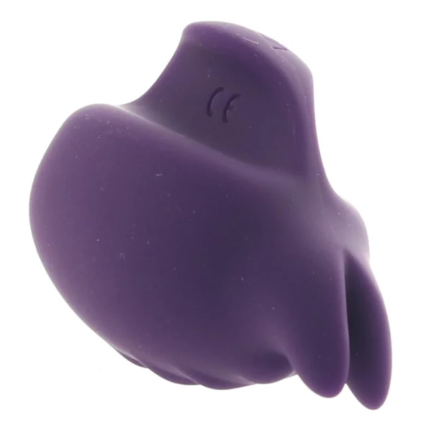 Huni Rechargeable Waterproof Silicone Lay-On Clitoral Vibrator by VeDO - Deep Purple