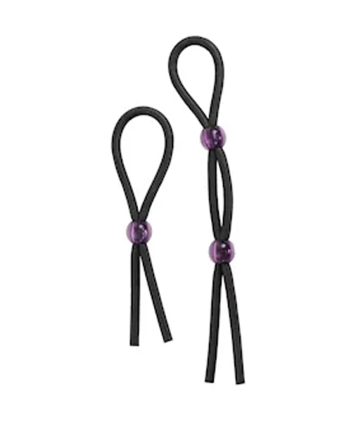 Silicone Cock Ties 2 Pack - Black — image 2 of 2